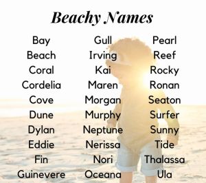 Beach Names