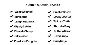 Gaming Nicknames